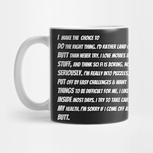 Subliminal Butt Stuff Dating Mug